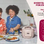 Instant Pot 4QT RIO Mini 7-in-1 Multi-Cooker, Pressure Cooker, Slow cook, Sauté, Steam, Rice Maker, Yogurt, & Warmer, Rosewater, 4 Quarts