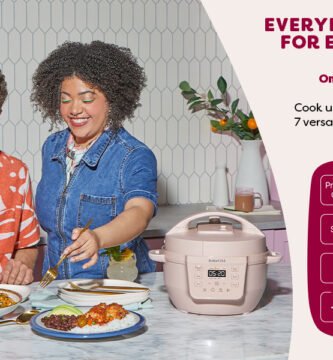 Instant Pot 4QT RIO Mini 7-in-1 Multi-Cooker, Pressure Cooker, Slow cook, Sauté, Steam, Rice Maker, Yogurt, & Warmer, Rosewater, 4 Quarts